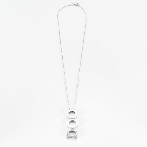Collier FRED - SUCCESS - Collier en or gris et diamants. 58 Facettes DV3355-6