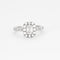 Bague 52 Bague Diamant taille émeraude serti sur or gris 58 Facettes DV0644-1