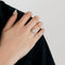 Bague 52 Bague Diamant taille émeraude serti sur or gris 58 Facettes DV0644-1