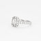 Bague 52 Bague Diamant taille émeraude serti sur or gris 58 Facettes DV0644-1