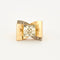 Bague 61 Bague Tank - or jaune et diamants 58 Facettes DV2524-1