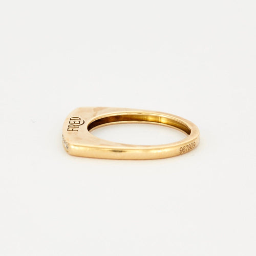 Bague 51 FRED - Success - Bague or jaune serti de diamant 58 Facettes DV3506-1-51-2