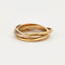 Bague 51 CARTIER Bague Trinity cinq anneaux en or de trois couleurs 58 Facettes DV0637-1-51-2