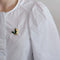 Broche HERMES PARIS - Rare Broche Oiseau émail et or jaune. 58 Facettes DV0650-1