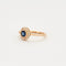 Bague 49 Bague en or rose saphir et diamants 58 Facettes DV3364-1
