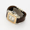 Montre CARTIER - Montre modèle Santos 100 or jaune 58 Facettes DV0654-1