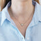 Collier VAN CLEEF & ARPELS - Collier Lucky Alhambra en or gris et nacre 58 Facettes DV3419-14