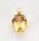 Pendentif Pendentif en or jaune et citrine 58 Facettes DV0598-6
