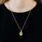 Pendentif Pendentif en or jaune et citrine 58 Facettes DV0598-6