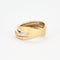 Bague 52 Bague en or jaune et or gris diamants 58 Facettes DV3337-4
