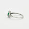 Bague 52 Bague en or gris émeraude et diamants 58 Facettes DV3337-3