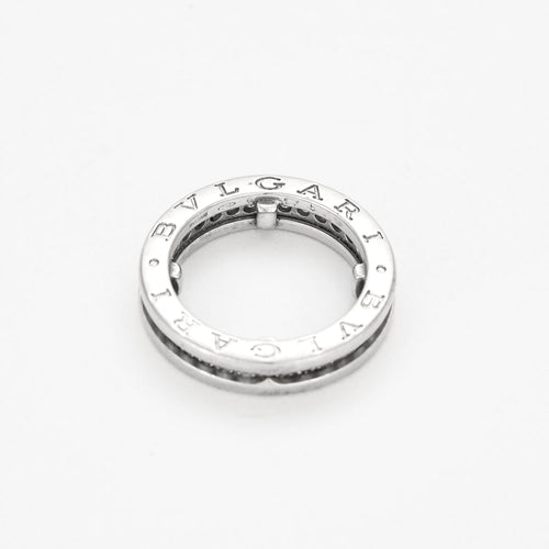 Bague 49 BULGARI - Bague B.ZERO 1 or gris et diamants 58 Facettes DV3643-4