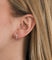 Boucles d'oreilles REPOSSI - Mono Boucle d'oreille Serti sur vide or gris et diamant 58 Facettes DV0659-2