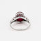 Bague 52 Bague en or gris avec rubis étoilé 58 Facettes DV3470-4