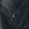 Collier Collier avec pendentif en or gris et diamants 58 Facettes DV0661-2