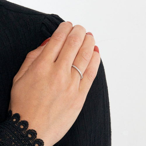 CARTIER - Alliance Etincelle en platine et diamants