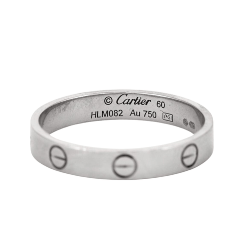 Bague 60 Cartier - Alliance LOVE - or gris 58 Facettes DV2677-1
