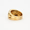Bague 55 Bague en or jaune sertis de diamants et saphirs 58 Facettes DV0129-3-55-2