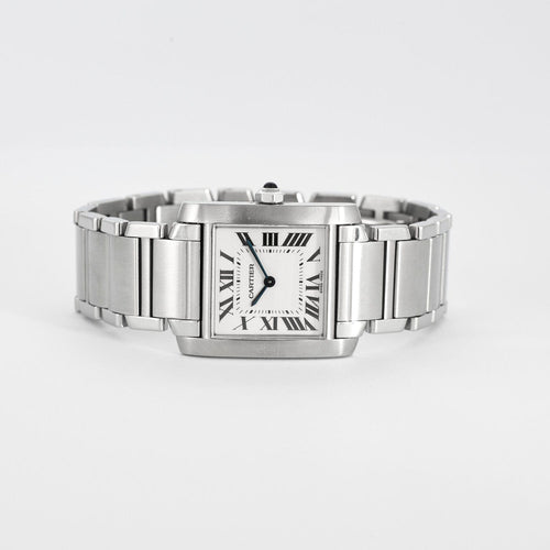 Montre CARTIER - Montre Tank Française acier 58 Facettes DV0370-4