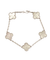 Bracelet VAN CLEEF & ARPELS - Bracelet Alhambra or gris et nacre 58 Facettes DV0672-1