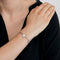 Bracelet VAN CLEEF & ARPELS - Bracelet Alhambra or gris et nacre 58 Facettes DV0672-1
