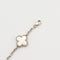 Bracelet VAN CLEEF & ARPELS - Bracelet Alhambra or gris et nacre 58 Facettes DV0672-1