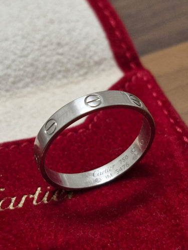 Bague 62 Cartier Bague Love or gris 58 Facettes DV4206-3