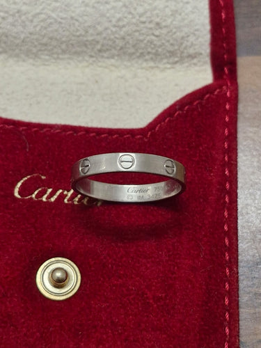 Bague 62 Cartier Bague Love or gris 58 Facettes DV4206-3