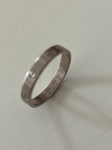 Bague 62 Cartier Bague Love or gris 58 Facettes DV4206-3