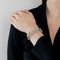 Bracelet Bracelet Nœud en or gris et diamants 58 Facettes DV3795-2