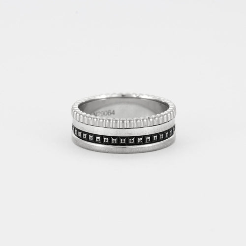 Bague 54 BOUCHERON - Bague Quatre Black or gris 58 Facettes DV0676-1-54-3