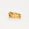 Bague 54 Bague motif floral or jaune et diamant 58 Facettes DV0677-1-54-3