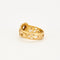 Bague 54 Bague motif floral or jaune et diamant 58 Facettes DV0677-1-54-3