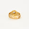 Bague 54 Bague motif floral or jaune et diamant 58 Facettes DV0677-1-54-3