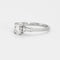 Bague 51 Bague solitaire platine et diamants 58 Facettes DV0677-2