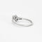 Bague 51 Bague solitaire platine et diamants 58 Facettes DV0677-2