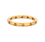 Bague 51 HERMES - Alliance en or jaune avec citrines 58 Facettes DV0677-3-51-2