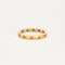 Bague 51 HERMES - Alliance en or jaune avec citrines 58 Facettes DV0677-3-51-2