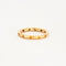 Bague 51 HERMES - Alliance en or jaune avec citrines 58 Facettes DV0677-3-51-2