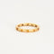 Bague 51 HERMES - Alliance en or jaune avec citrines 58 Facettes DV0677-3-51-2