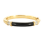 Bracelet FRED -  Bracelet ISAURE  jonc en or jaune onyx et diamants 58 Facettes DV0668-2