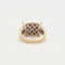 Bague 53 Bague en or gris rubis et diamants 58 Facettes DV4101-2