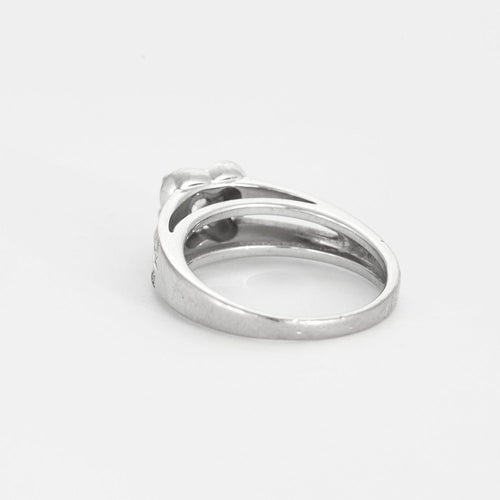 Bague 48 MAUBOUSSIN - Bague Chance of Love n°3 or gris diamants 58 Facettes DV3879-1