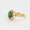 Bague 51 Bague or jaune émeraude et diamants 58 Facettes DV4367-1