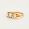 Bague 52 Bague  en or jaune , opales et diamants 58 Facettes DV3867-1