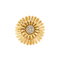 Bague 54 Bague fleur en or jaune avec diamants 58 Facettes DV4178-10