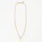 Collier Collier en or jaune serti d'un diamant poire 58 Facettes DV0397-5