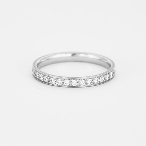 Bague 52 MAUBOUSSIN - Alliance Lovissime or gris et diamants 58 Facettes DV4184-8