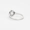 Bague 54 Bague en or gris et diamant taillé en rose 58 Facettes DV0687-2