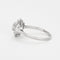 Bague 55 Bague platine, or gris et diamants 58 Facettes DV0687-1